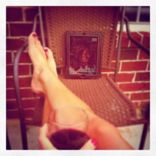 how to have wine on the porch with your mom when you’re not exactly with your mom…