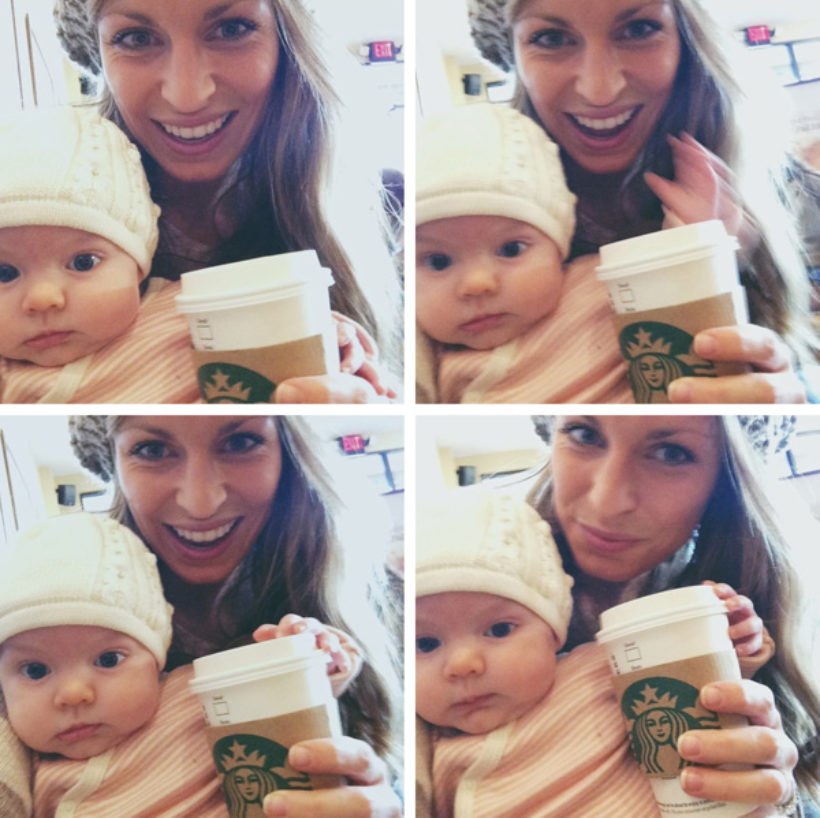 the tiniest coffee date + 5 silly reasons why i love having a baby