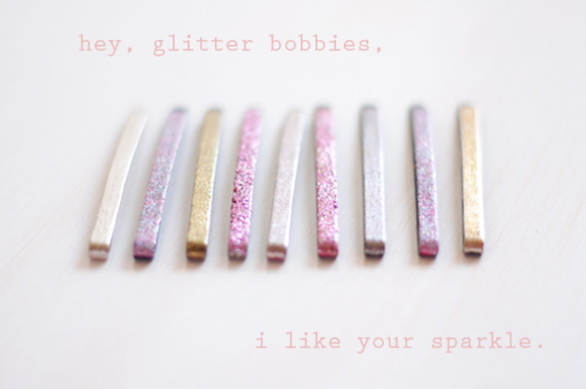 makey thursdays! glitter bobbies!