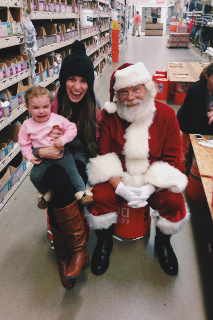 meeting santa claus went really, really well.