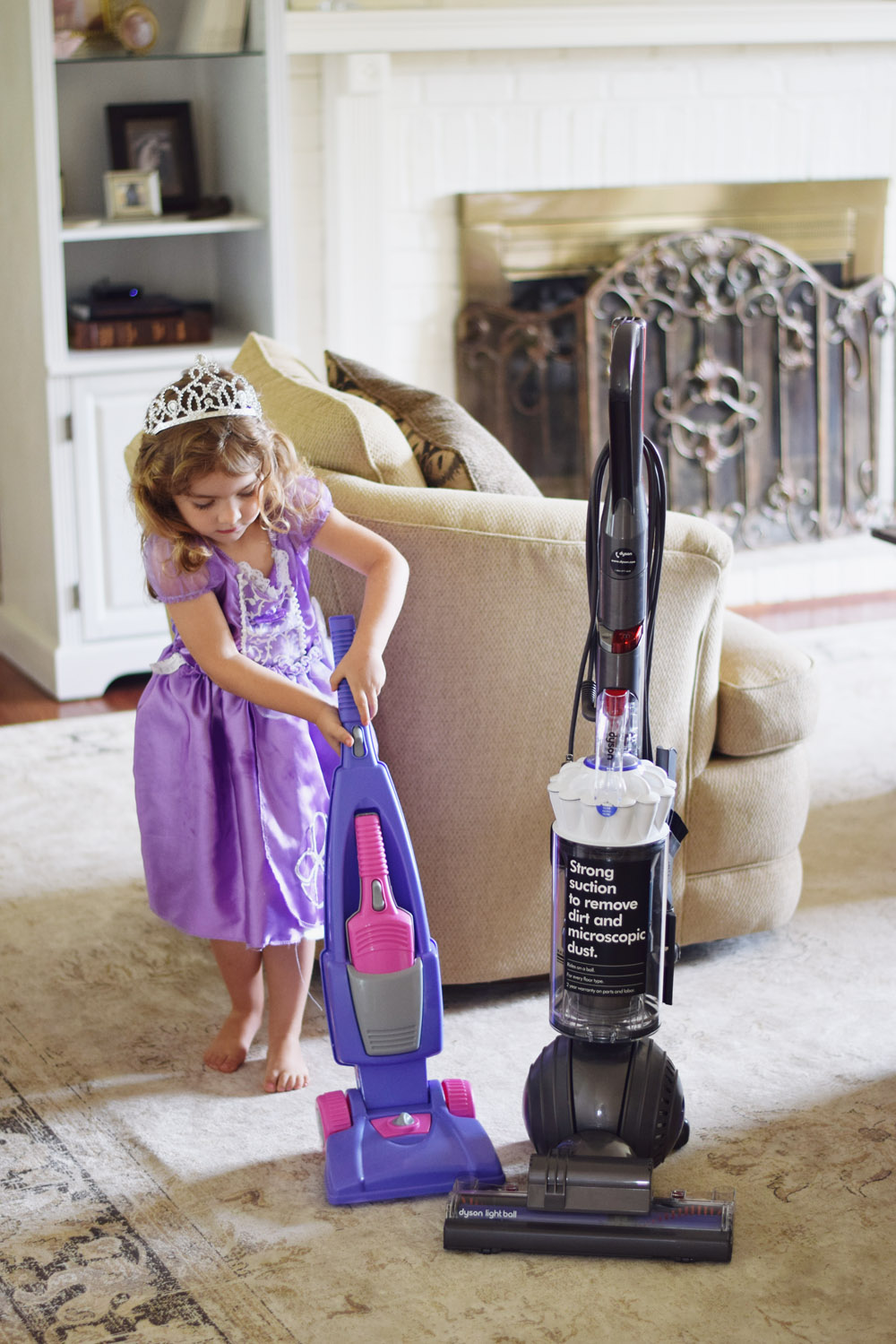 a tale of two vacuums! or… make it three? | comparing the dyson light ball with a shark… plus a princess vacuum cameo ;)