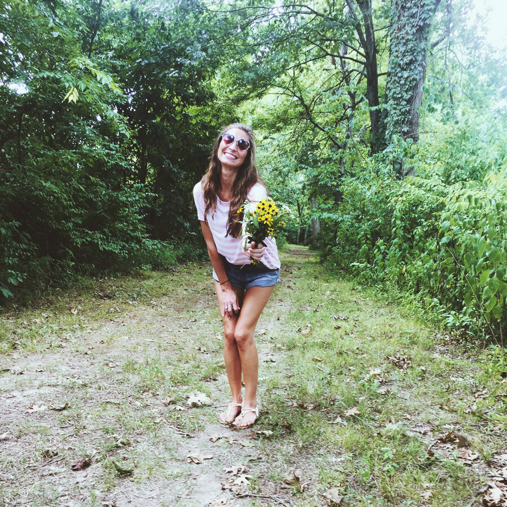 you and me, baby, go pickin’ wildflowers…