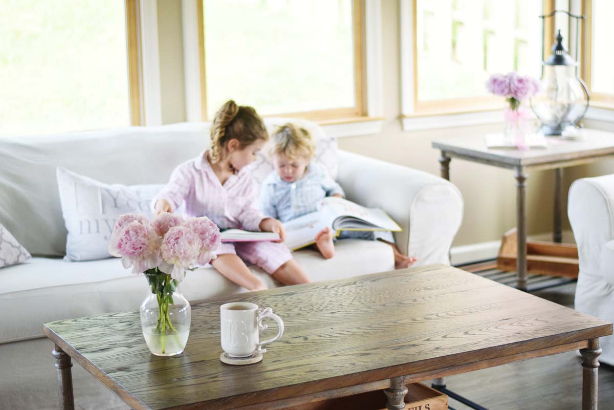 stories in the sunroom!