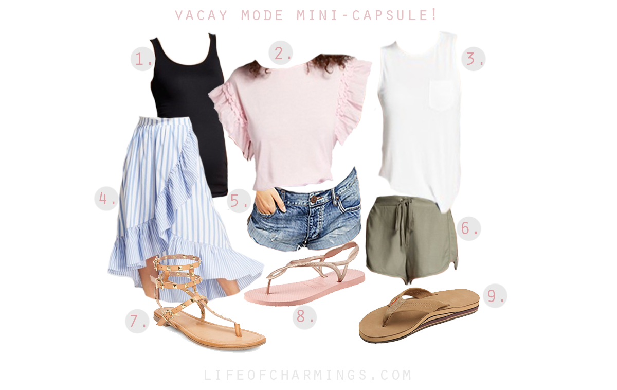 obsessed: a vacay mode mini-capsule!